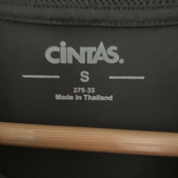 Cintas St.Joseph’s University Black Polo Short Sleeve Top Size Small - Picture 5 of 6